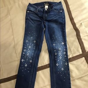 2pairs of Justice Jeans, sizes 8&10